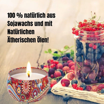 Duftkerzen Geschenkset für Frauen 8 verschiedene Kerzen in Geschenkverpackung