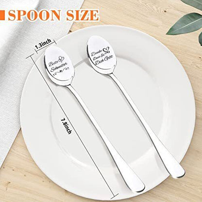 Schwester Geschenke 2 Löffel mit Gravur Geschenk für Schwester Beste Schwester