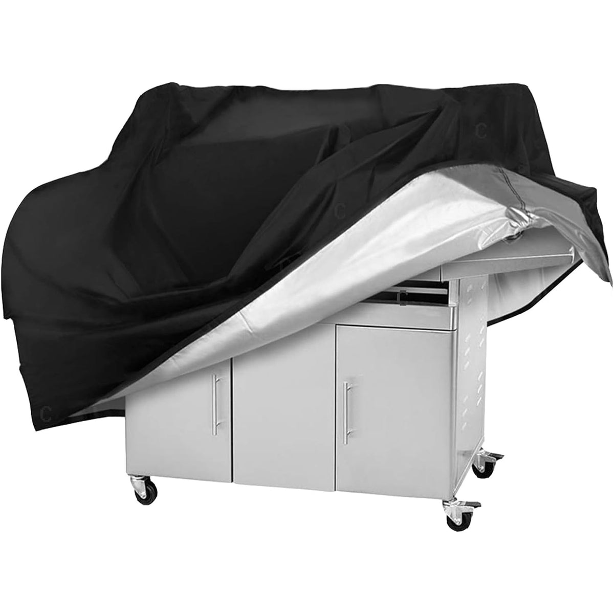 Grillabdeckungwetterfest Abdeckplane Wasserdich 127x61x117cm