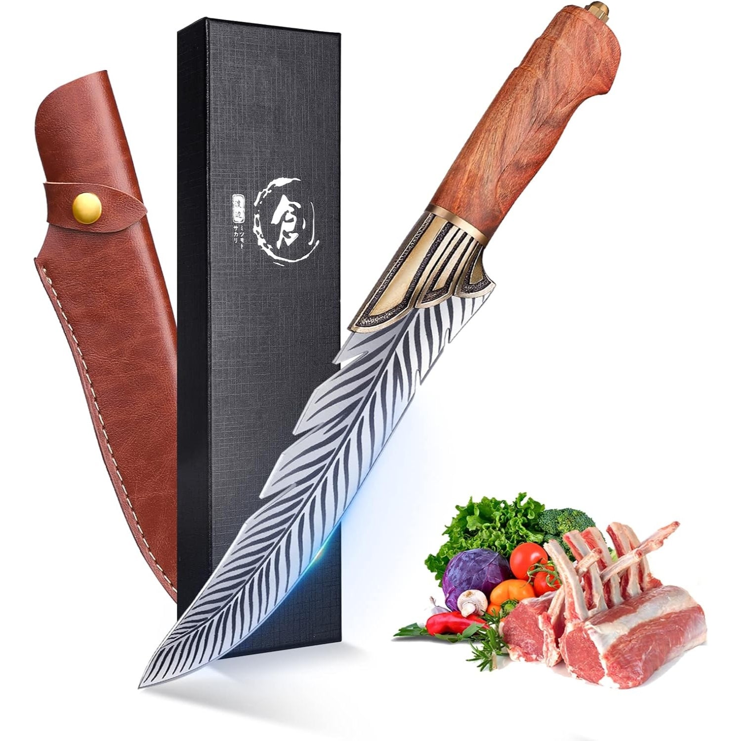Feder Messer Steakmesser Japanisch Kochmesser Ausbeinmesser