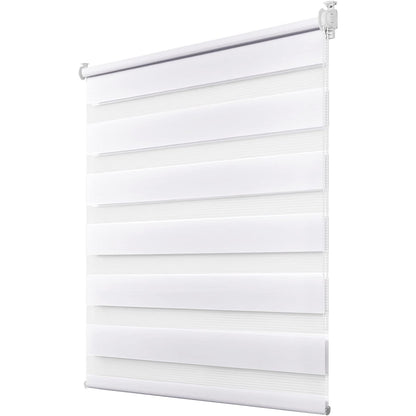 Rollos für Fenster ohne Bohren Doppelrollo Klemmfix 95x120cm