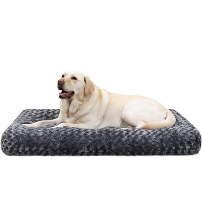 Hundebett Grosse Hunde Waschbar Hundekissen Grau 90x60cm