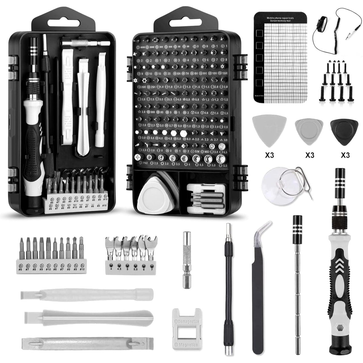 Feinmechaniker Werkzeug Set 138 in 1 Schraubendreher Set