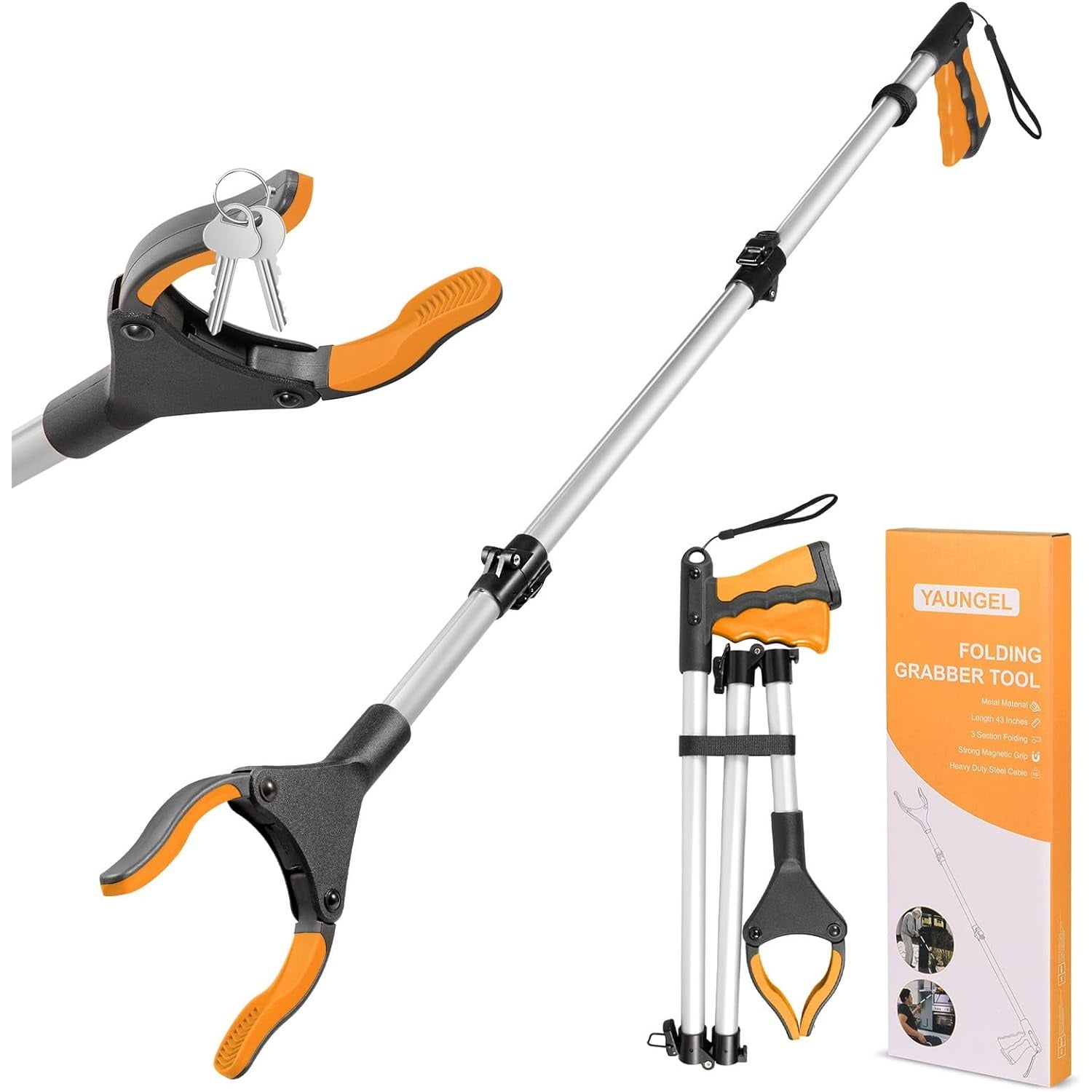 Greifzange für Senioren Greifzange 108cm Folding Magnetarm