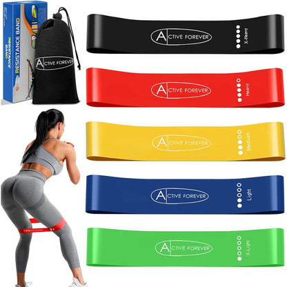 Fitnessbänder Terrabänder Widerstandsband Set 5 Stück