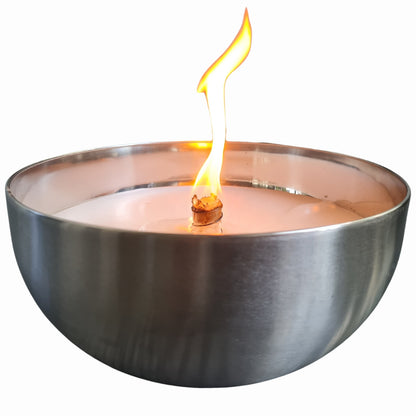 Schwabenfire Outdoorkerze mit Dauerdocht in Metallschale geschenke für Frauen