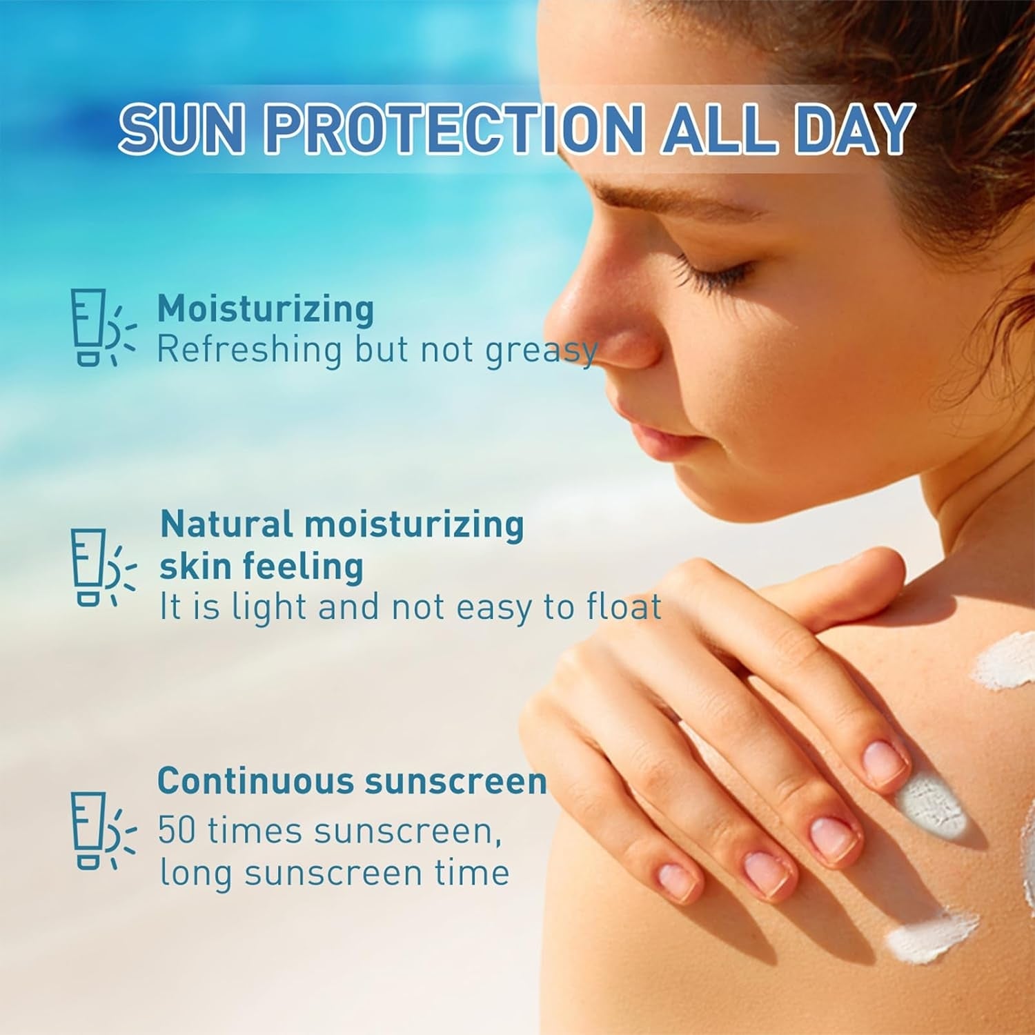 SPF 50+ Sonnencreme Gesicht UV Schutz Anti-Aging 2er Set 2x 50 ml