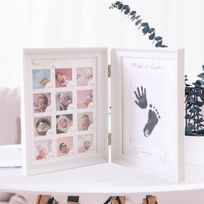 Hand Fuß Abdruck Baby Fotoalbum Wei