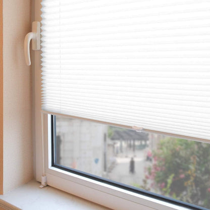 Klemmrollos für Fenster ohne Bohren Jalousie 35x130cm weiß