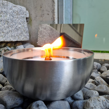 Schwabenfire Outdoorkerze mit Dauerdocht in Metallschale geschenke für Frauen