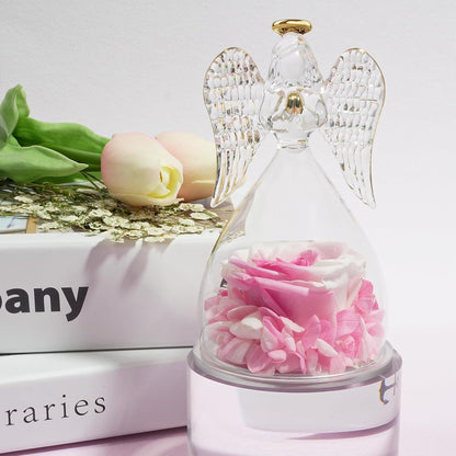 Geschenke für frauen Rose in Engel Figur weihnachtsgeschenke