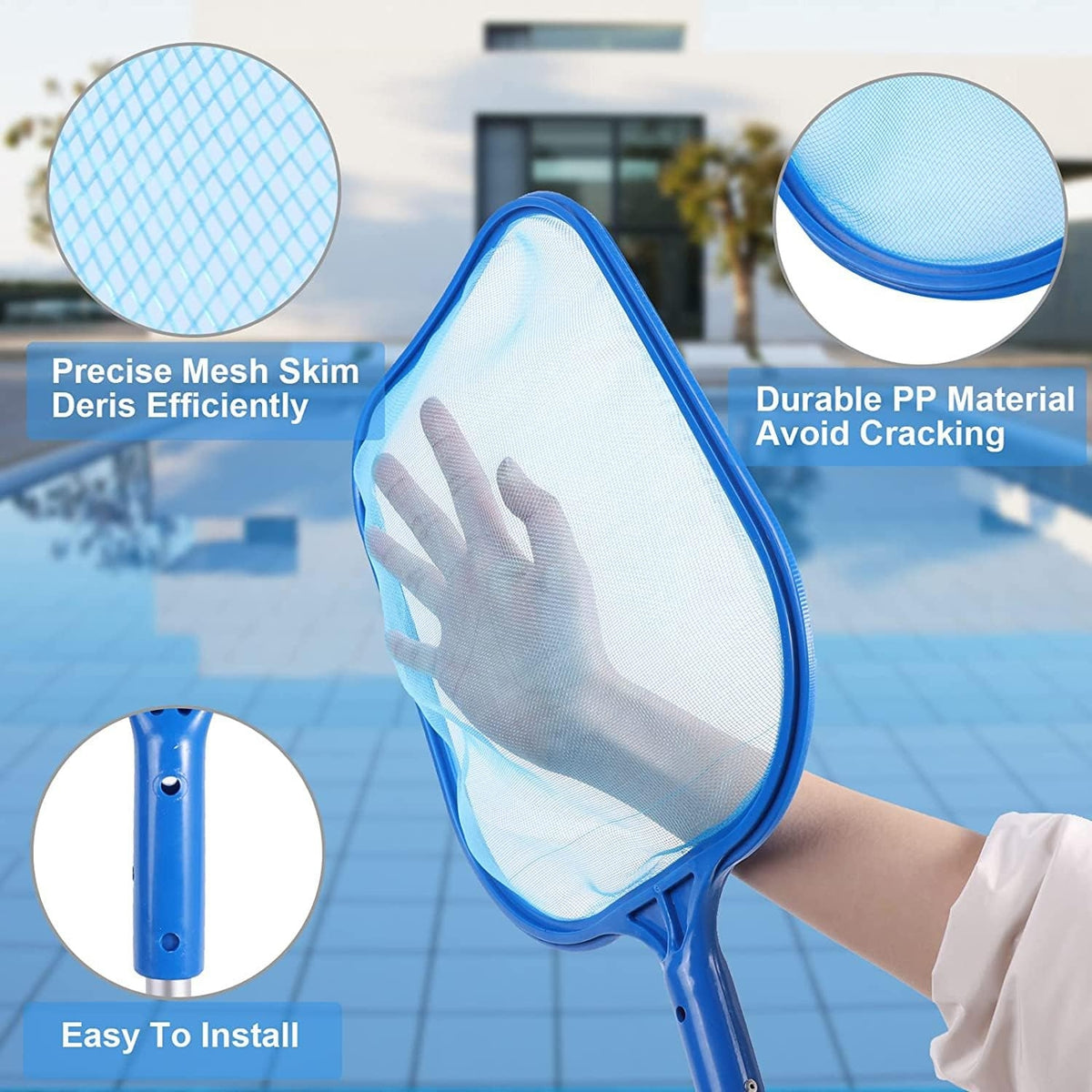 Pool Zubehör Pool Kescher Laubkescher Pool Teich Kescher