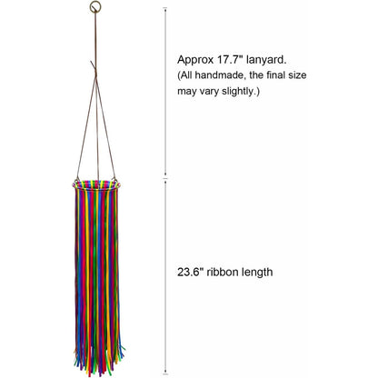 104cm Satinband Windsack Streamer Garten Terrasse Outdoor Farbenfroh WS41-01