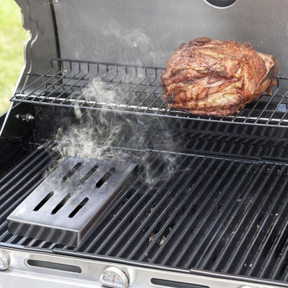 Tisch Räucherofen Räucherbox für Gasgrill Edelstahl Smoker