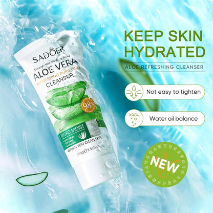 Gesichtspflege Set Aloe Vera 8tlg Geschenkset Frauen Feuchtigkeitspflege