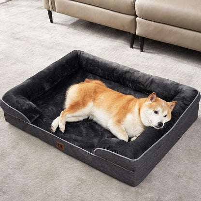Hochwertiges Orthopädisches Hundebett Grosse Hunde Waschbar
