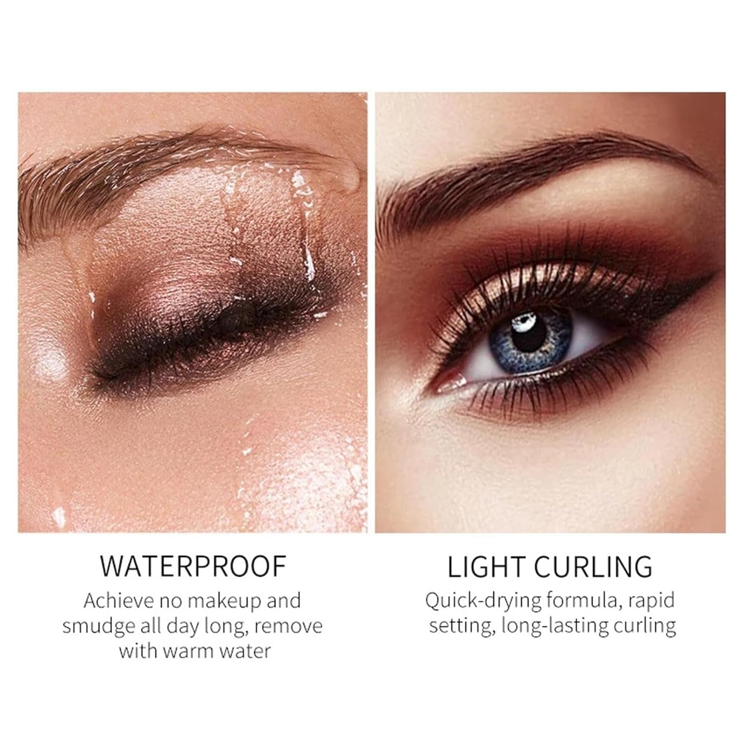 Wasserfeste 5D Schwarz Wimperntusche Volumen Curling für Partys Hochzeiten 30ml