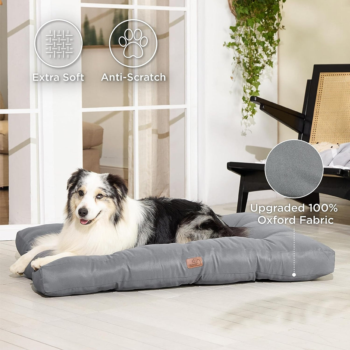 Hundekissen große Hunde waschbar 111x89cm Hundematratze XXL