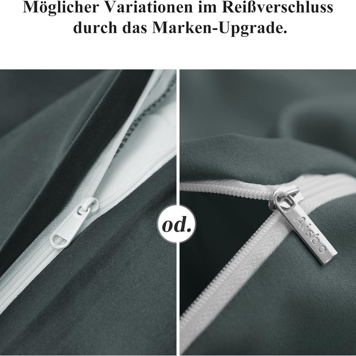 Bettdecke Flauschige Decke Bettwäsche 135x200 4teilig Grau Bettbezug 135x200cm 4tlg Kissenbezug Mikrofaser Reißverschluss Weich Bügelfrei