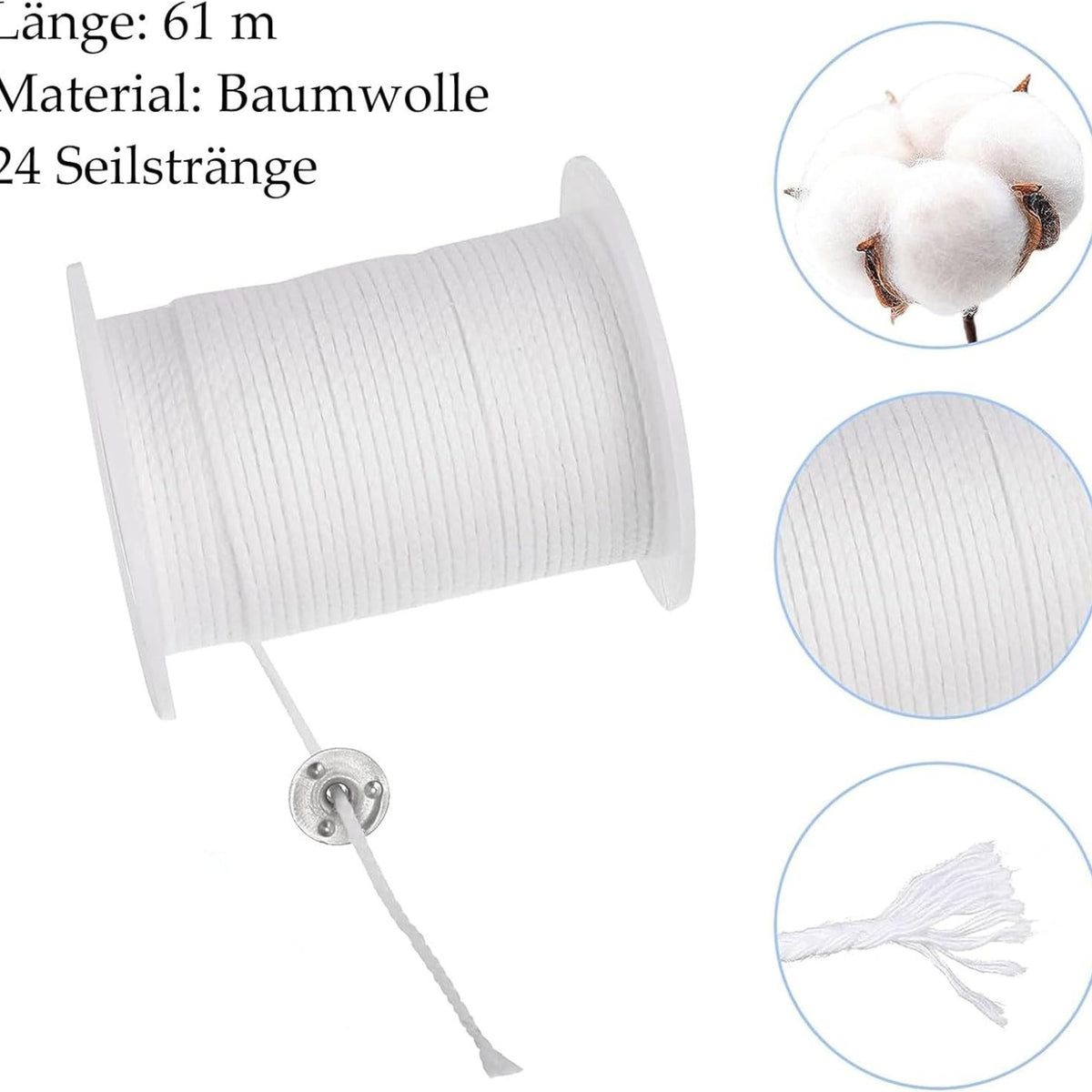 Kerzen Selber Machen Set Geschenke für Frauen 500g Wachs 61m Docht 5 Farben Dochthalter Schmelztopf Kerzenherstellung DIY Kit