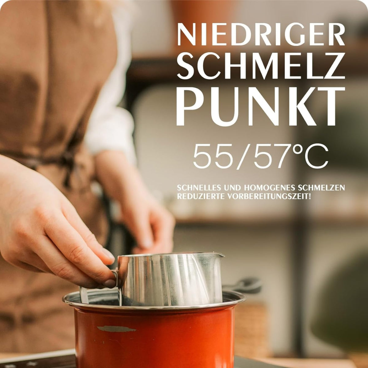 Premium Bio Sojawachs für Kerzen Natürlich Kerzenwachs für die Kerzenherstellung ohne Zusatzstoffe Harmlos und Rein 1,8kg kerzenwachs zum gießen