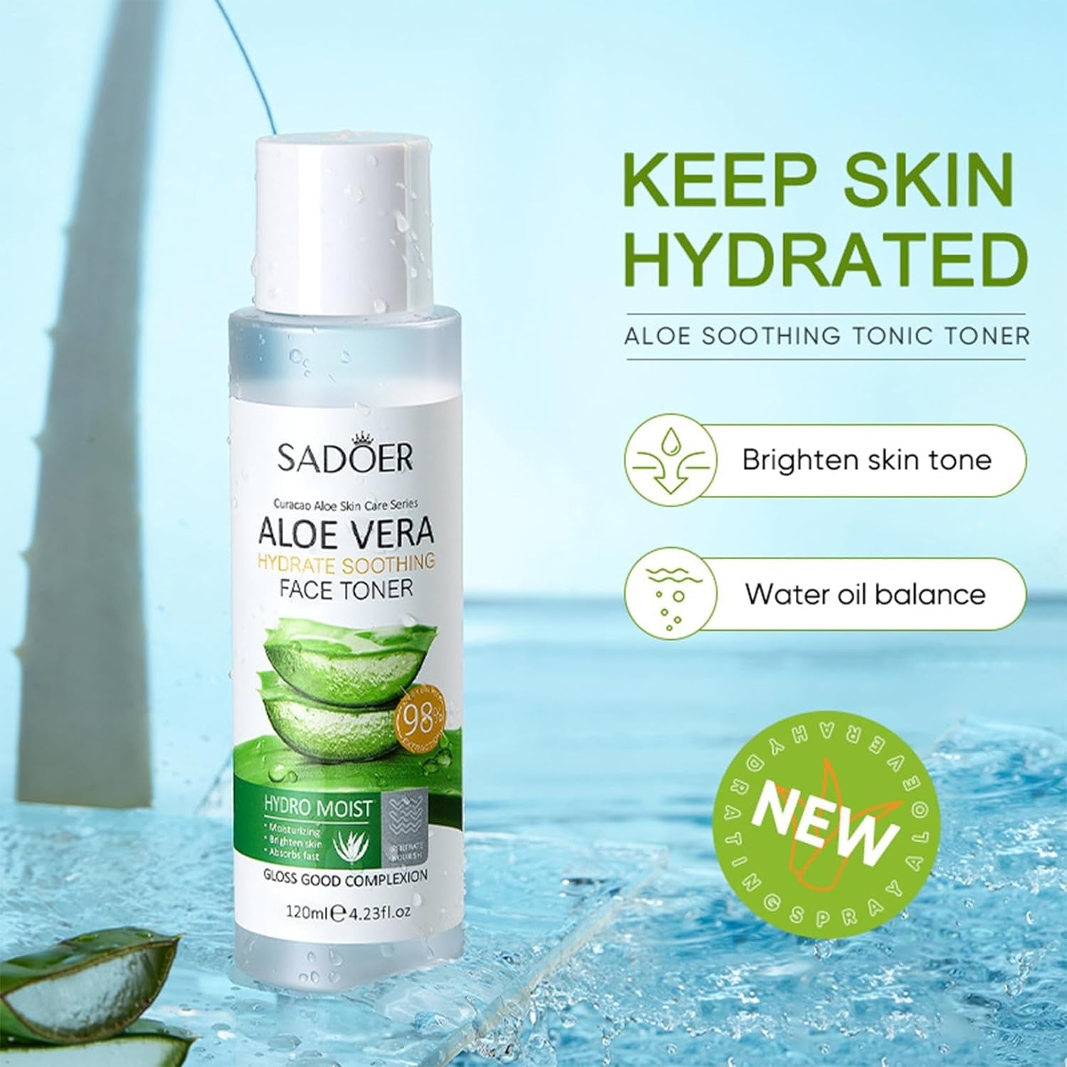 Aloe Vera Hautpflege Geschenkset 9-teilig Feuchtigkeitsspendend für alle Hauttypen