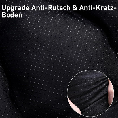 Hundebett Grosse Hunde Waschbar Hundematratze flauschig 90x60cm Dunkelgrau