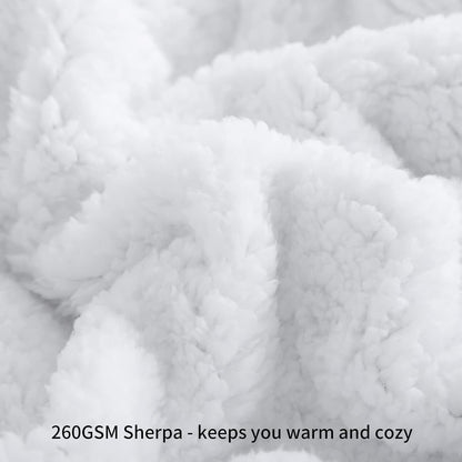 Kuscheldecke Flauschig Sherpa Rot 150x200cm Dicke Decke Extra Warm