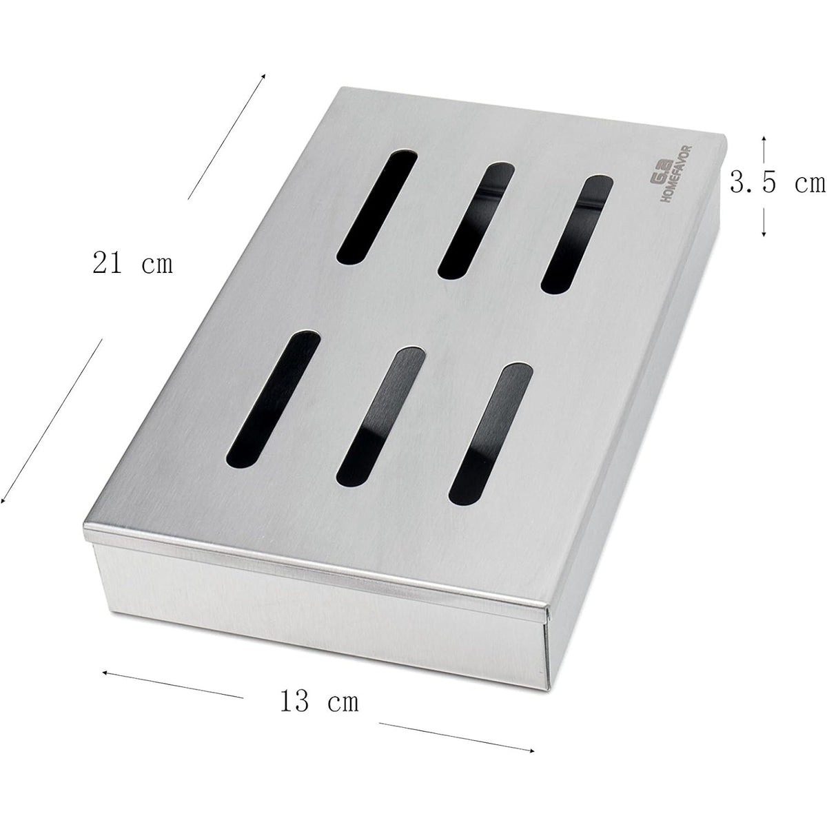 Edelstahl Räucherbox für Gasgrill Tisch Räucherofen Aromatischer Rauchgeschmack