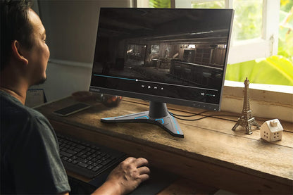 Lenovo G24qe-20 | 23,8" QHD Gaming Monitor | 2560x1440 | 100Hz | 300 nits | 1ms Reaktionszeit | HDMI | DisplayPort | AMD Radeon FreeSync | schwarz
