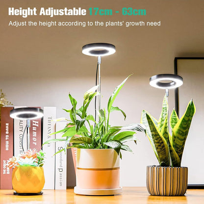 Pflanzenlampe LED Grow Lampe Höhenverstellbar Teleskopstange