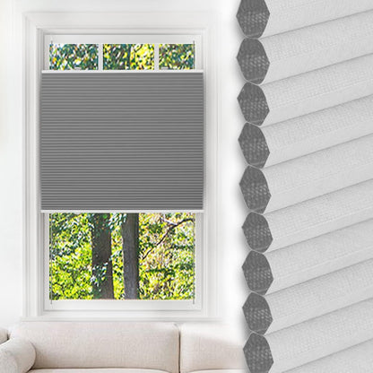 Rollos für Fenster ohne Bohren Klemmrollos Plissee 85x130cm