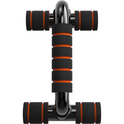 Schwarz Orange Push Up Stand Bars 250g Liegestützgriffe Harzschaft Rutschfest