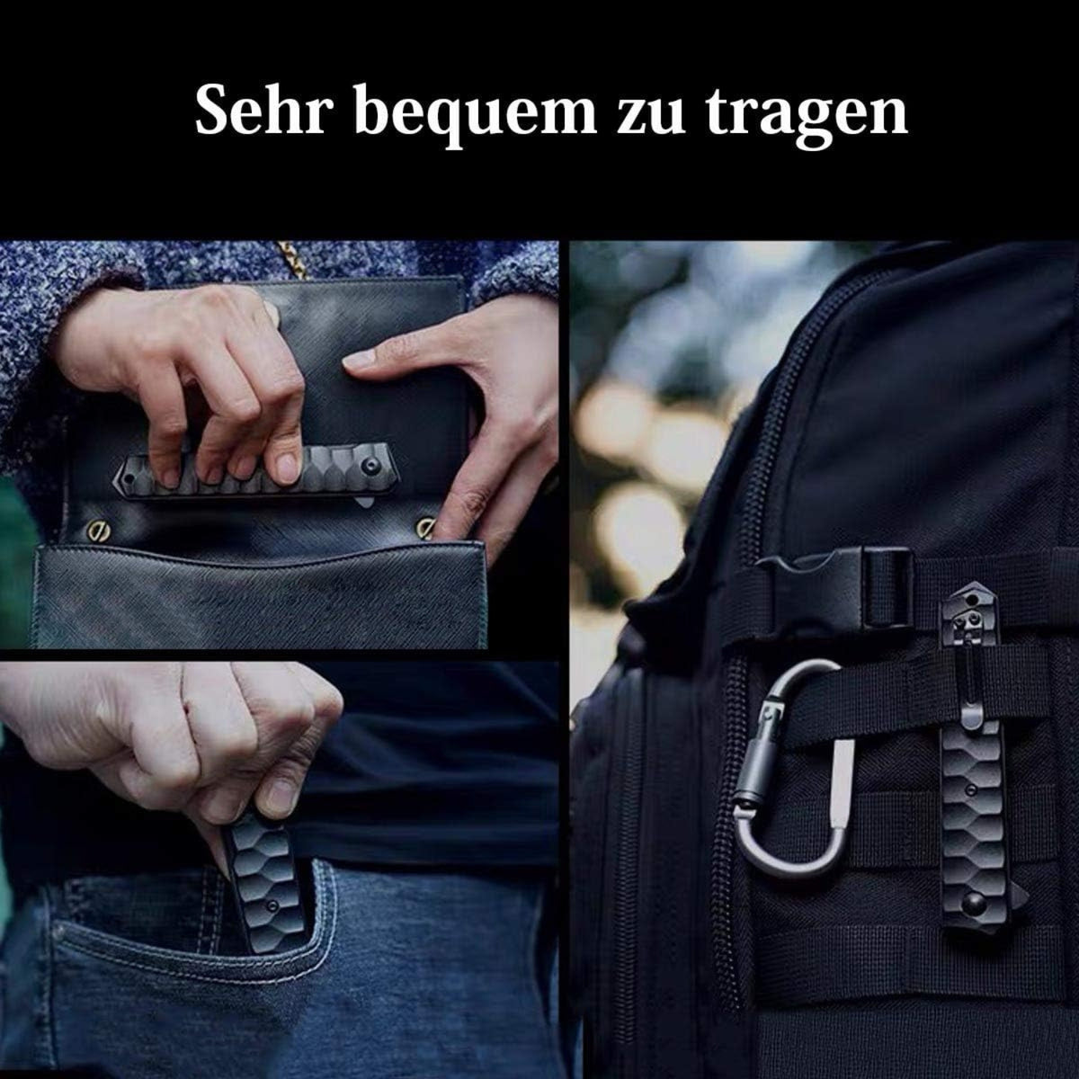 Einhandmesser Tanto Klappmesser Messer Outdoor Survival Taschenmesser