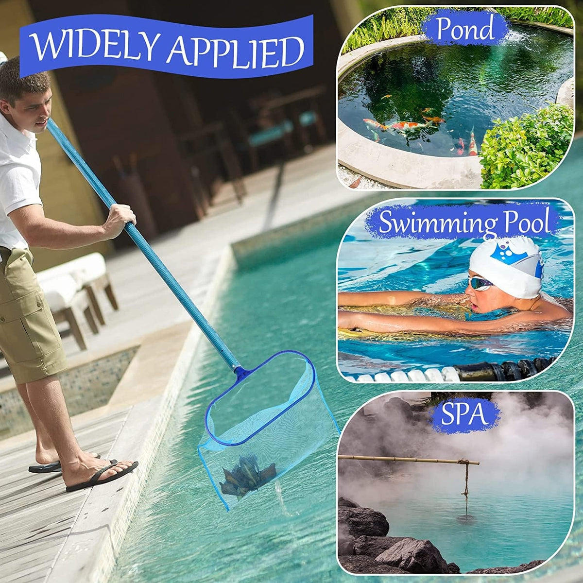 Pool Zubehör Pool Kescher Laubkescher Pool Teich Kescher