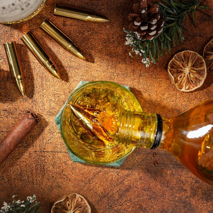 Hochwertiges Whisky Set mit 2 Whiskeygläser und 6 Whiskeysteine Geschenke für Männer Whiskey Geschenkset Valentinstag Geschenke für Ihn