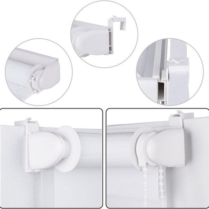 Klemmfix Halterung 8 Stück Klemmhalter für Klemmfix Rollo ohne Bohren