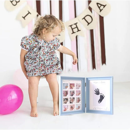 Baby Hand Fuß Abdruck Fotoalbum Jubiläum Fotorahmen Auffüllbar Stempelkissen