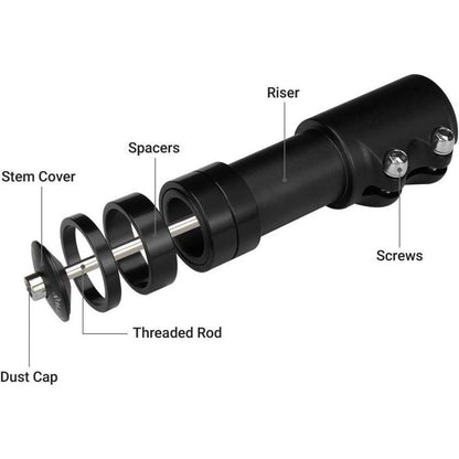 Fahrrad Vorbau Höhenadapter Lenkererhöhung Aluminium 28.6mm 1 1/8"