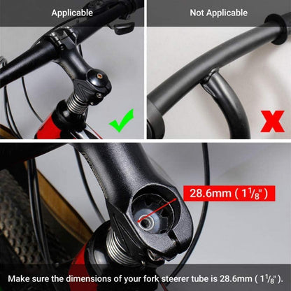 Fahrrad Vorbau Höhenadapter Lenkererhöhung Aluminium 28.6mm 1 1/8"