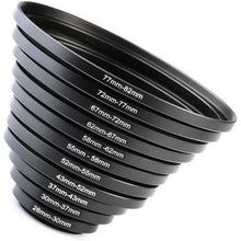 K&F Concept 11 teiliges Step Up Ring Filter Adapterring Set