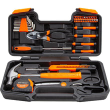 Cartman 39-teiliges Werkzeugset orange Aufbewahrungskoffer