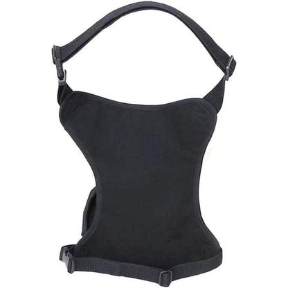 Motorrad Beintasche Canvas Reitertasche Hüfttasche Schwarz