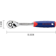 Steckschlüsselsatz 14tlg (4-13mm) mit 72 Zähne Umschaltknarre