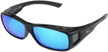 Polarisierte Sonnenbrille UV400 Schutz für Brillenträger - Schwarz