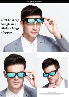 DUCO Polarisierte Sonnenbrille Überbrille UV400 Schutz