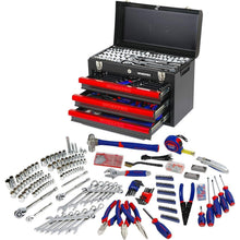 WORKPRO Werkzeugkoffer 408tlg. mit Metall Schubladen - Heavy