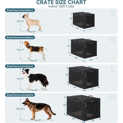 Faltbare Hundebox M – Komfort & Sicherheit für deinen Liebling