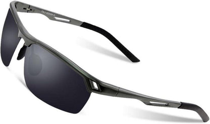 Polarisierte Sportsonnenbrille Herren Al-Mg Metallrahmen