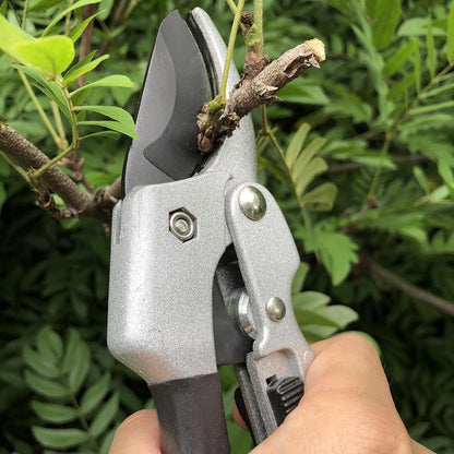 Amboss Gartenschere für stärkeres und trockenes Holz bis